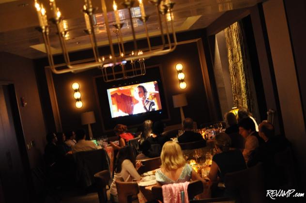 Bourbon Steak opened-up its private dining room for a special 'Mad Men' viewing party.